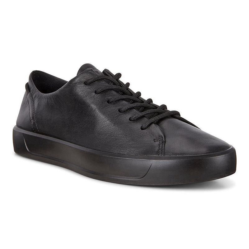 Men Casual Ecco Soft 8 M - Sneakers Black - India OJXNCZ196